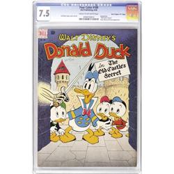 Four Color #189 Donald Duck "D" Copy CGC VF- 7.5 