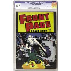 Front Page Comic Book #1 Davis Crippen ("D" Copy) pedig 