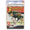 Image 1 : Sensation Comics #51 "D" Copy - CGC VF 8.0 