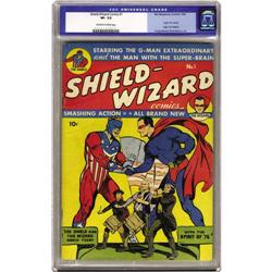 Shield-Wizard Comics #1 (MLJ, 1940) CGC VF- 7.5 