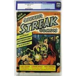 Silver Streak Comics #2 (Lev Gleason, 1940) CGC VG- 3.5 