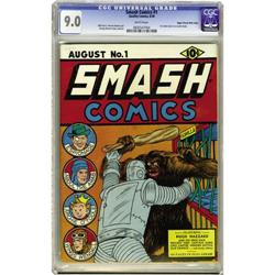 Smash Comics #1 Mile High pedigree (Quality, 1939) 9.0 