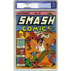 Smash Comics #16 (Quality, 1940) CGC VF 8.0 White pages 