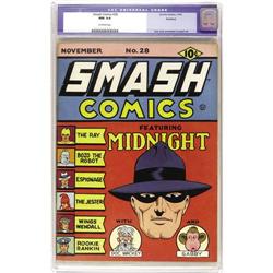 Smash Comics #28 Rockford pedigree (Quality, 1941) 9.4 