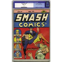 Smash Comics #34 Mile High pedigree (Quality, 1942) 9.6 