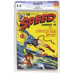 Speed Comics #44 Davis Crippen ("D" Copy) CGC NM 9.4 