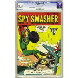 Spy Smasher #8 Crowley Copy pedigree (1942) VF+ 8.5 