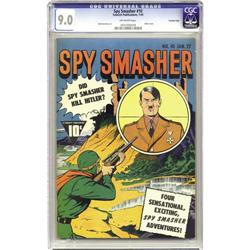 Spy Smasher #10 Crowley Copy (1943) CGC VF/NM 9.0 