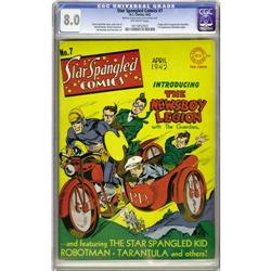 Star Spangled Comics #7 (DC, 1942) CGC VF 8.0 