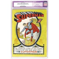 Superman #1 (1939) CGC Apparent GD/VG 3.0 Extensive (P) 