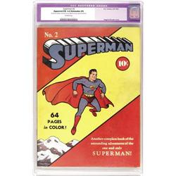 Superman #2 (DC, 1939) CGC Apparent FN 6.0 Extensive 
