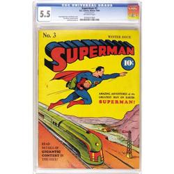 Superman #3 (DC, 1940) CGC FN- 5.5 