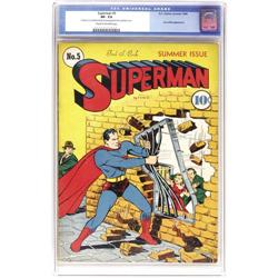 Superman #5 (DC, 1940) CGC VF- 7.5 