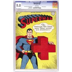 Superman #34 (DC, 1945) CGC VF 8.0 White pages 