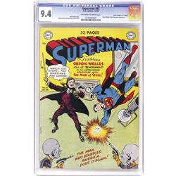 Superman #62 Davis Crippen ("D" Copy) CGC NM 9.4 