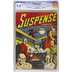 Suspense Comics #1 "D" Copy - 1943 - CGC VF/NM 9.0 
