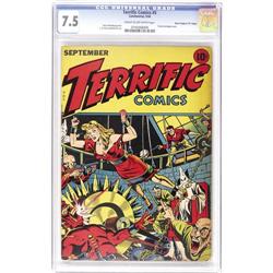Terrific Comics #5 Davis Crippen ("D" Copy) CGC VF- 7.5 