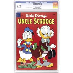 Uncle Scrooge #4 (Dell, 1953) CGC NM- 9.2 