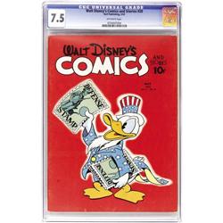 Walt Disney's Comics and Stories #20 (Dell, 1942) 7.5 