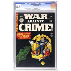 War Against Crime #7 (EC, 1949) CGC VF+ 8.5 