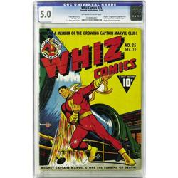 Whiz Comics #25 (Fawcett, 1941) CGC VG/FN 5.0 Off-white 