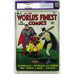 World''s Finest Comics #3 (DC, 1941) CGC FN/VF 7.0 
