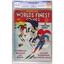 World's Finest Comics #4 "D" Copy (1941) CGC VG+ 4.5 