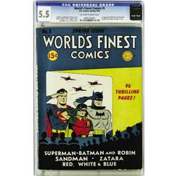 World''s Finest Comics #5 (DC, 1942) CGC FN- 5.5 