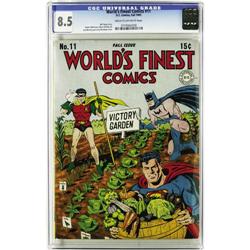 World''s Finest Comics #11 (DC, 1943) CGC VF+ 8.5 