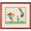 Image 1 : Bullwinkle, Rocky, Boris and Natasha "Football" Cel 