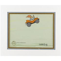 Woody Woodpecker Production Cel and Background Art 