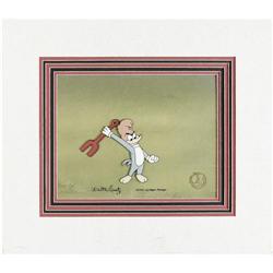 Woody Woodpecker Animation Cel and Background Art 