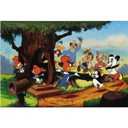 Woody Greets His Friends Limited Edition Painted Cel 