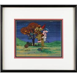 Yankee Doodle Pink Animation Production Cel Art 
