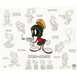 Model Sheet: Marvin the Martian Limited Edition Cel 