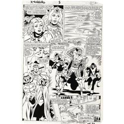 Brent Anderson and Bob McLeod - X-Men Annual #5 Art 
