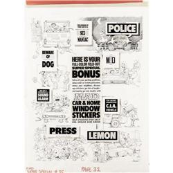 Sergio Aragones - Mad Super Special #35 Original Art 