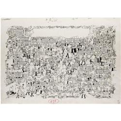 Sergio Aragones - Mad #280 Page Original Art (EC, 1988) 