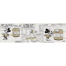 Roman Arambula - Mickey Mouse Daily Comic Strip Art 