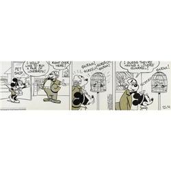 Roman Arambula - Mickey Mouse Daily Comic Strip Art 