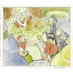 Carl Barks - Uncle Scrooge and Flintheart Glomgold Art 