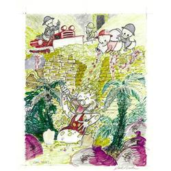 Carl Barks - Uncle Scrooge "Money Bin Shower" Art 