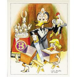 Carl Barks - "Blackstone the Great" Illustration Art 
