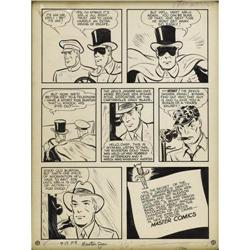 Ken Battefield (attributed) - Master Comics #10 Art 