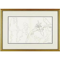 Vaughn Bodé - Fantasy Sketch Original Art 