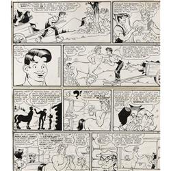 Al Capp Studio - L'il Abner Sunday Comic Original Art 