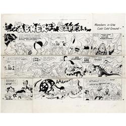 Al Capp Studio Li'l Abner Sunday Comic Strip Orig. Art 