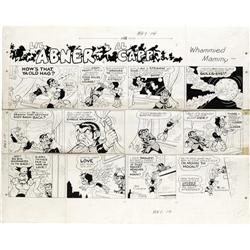 Al Capp Studio Li'l Abner Sunday Comic Strip Orig. Art 