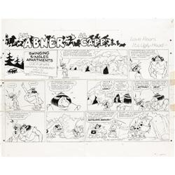 Al Capp Studio Li'l Abner Sunday Comic Strip Orig. Art 