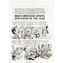 Jack Davis - Mad #179 Page Original Art, Group of 4 